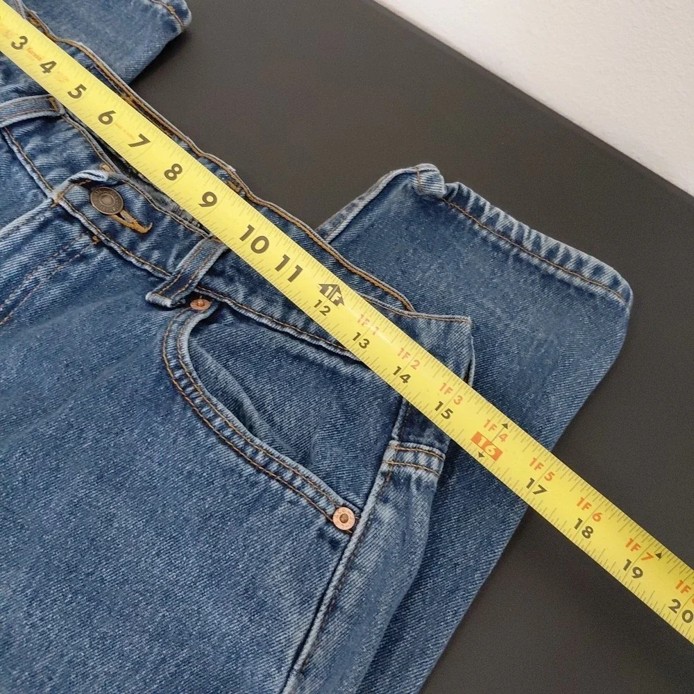 VINTAGE Levi's 512 Denim Jeans Size 14 USA Slim Fit Tapered Leg "R" Only Tag - Picture 7 of 13